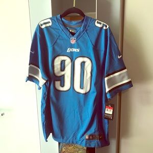 NWT Lions Ndamukong Suh Authentic NFL Jersey